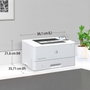 HP LaserJet Enterprise M406dn Impresora Laser, 40 ppm, 1200x1200 dpi, USB, Impresion Doble Cara, Energia Eficiente