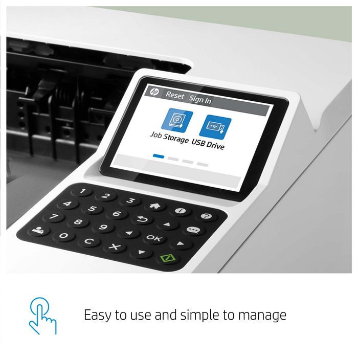 HP LaserJet Enterprise M406dn Impresora Laser, 40 ppm, 1200x1200 dpi, USB, Impresion Doble Cara, Energia Eficiente