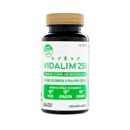 VIDALIM Omega 3 DHA 250mg 60 cápsulas