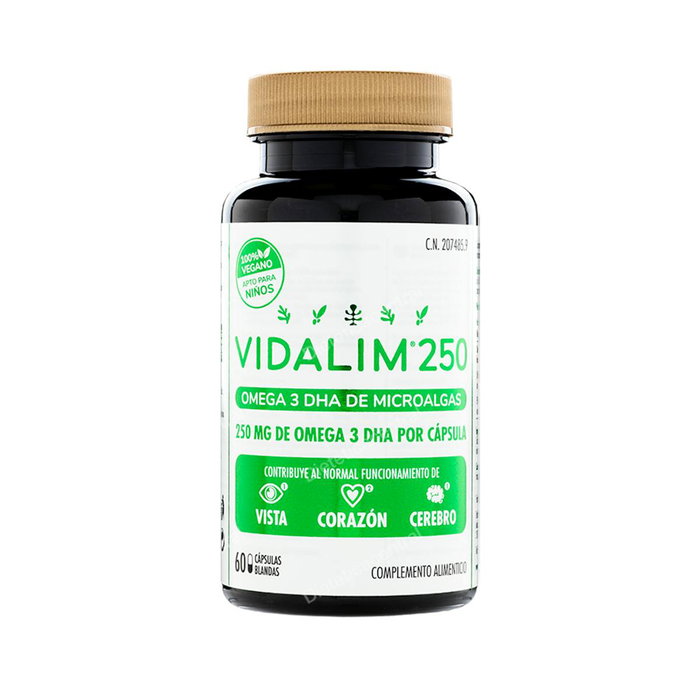 VIDALIM Omega 3 DHA 250mg 60 cápsulas VIDALIM Omega 3 DHA 250mg 60 cápsulas