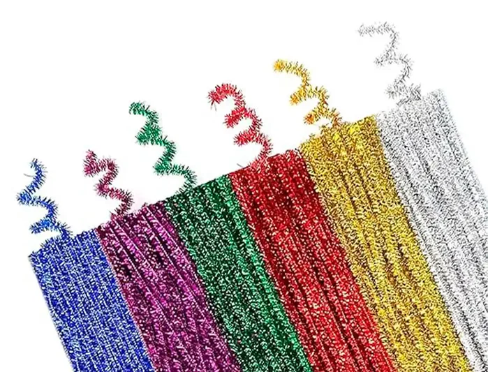 Liderpapel Limpiapipas de chenilla de 30 cm colores brillantes surtidos, 100 unidades