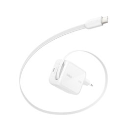 Belkin Boost Charge Pro 67W Dual GaN con cable retráctil Blanco WCH022KQWH