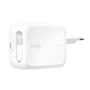 Belkin Boost Charge Pro 67 W Dual GaN con cable retráctil, blanco