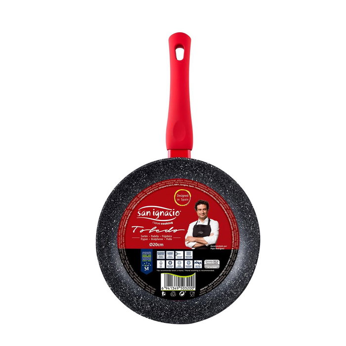 San Ignacio Sartén Toledo 20 cm de Aluminio Forjado con Acabado Marmolado San Ignacio Sartén Toledo 20 cm de Aluminio Forjado con Acabado Marmolado