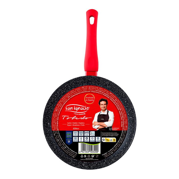 San Ignacio Sartén Toledo Aluminio Forjado Inducción Ø20 cm San Ignacio Sartén Toledo Aluminio Forjado Inducción Ø20 cm