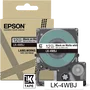 Epson LK-4WBJ Cinta de Etiquetas Mate Negro sobre Blanco 12 mm