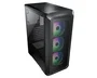Cougar Archon 2 Mesh RGB Midi Tower Gaming Negro - Carcasa PC con Ventiladores ARGB, Vidrio Templado, Compatible ATX, Micro-ATX, Mini-ITX