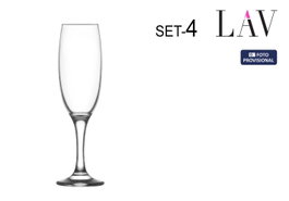 LAV Set de 6 Copas Cava Empire 220cc