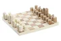 DKD Home Decor Set de Ajedrez de Resina y Madera 30,5x30,5x3 cm