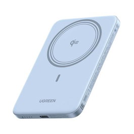 UGREEN MAGFLOW NEXODE AIR 5000mAh Batería Externa Magnética Ultra Delgada Azul Celeste