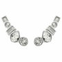 Adore Pendientes Brilliance con Cristales Swarovski Gris 2cm