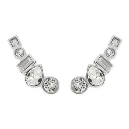 Adore Pendientes Brilliance con Cristales Swarovski Gris 2cm