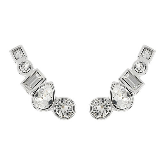 Adore Pendientes Brilliance con Cristales Swarovski Gris 2cm Adore Pendientes Brilliance con Cristales Swarovski Gris 2cm