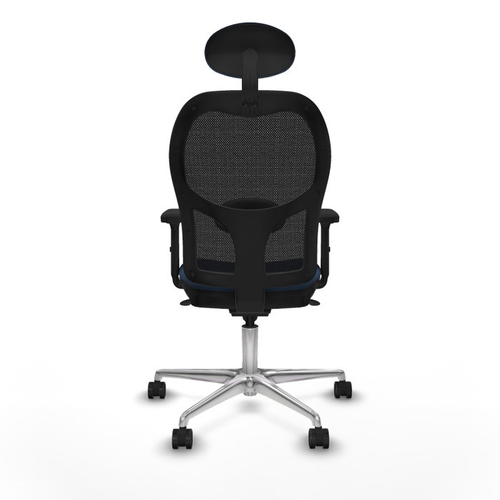 PIQUERAS Y CRESPO Silla de oficina Jorquera con mecanismo Sincro, Azul marino y Negro PIQUERAS Y CRESPO Silla de oficina Jorquera con mecanismo Sincro, Azul marino y Negro