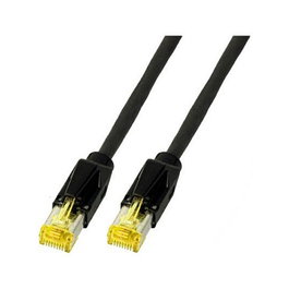 EFB Elektronik K3130.1 Cable de parcheo RJ45 Cat7 S/FTP Negro 1m