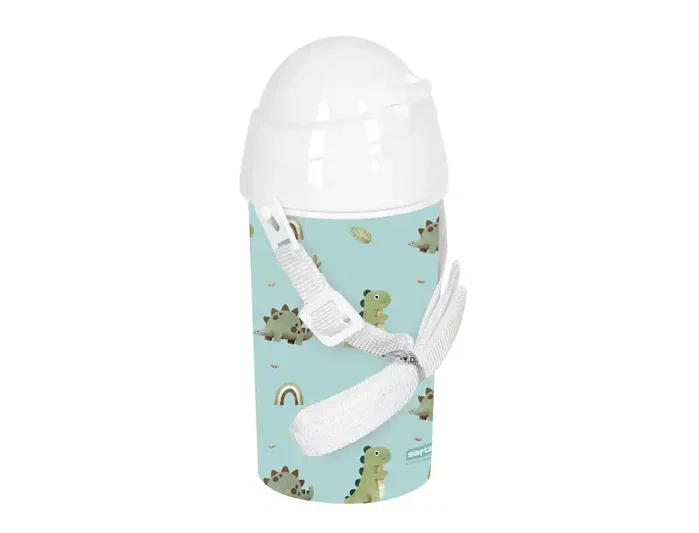 Safta Botella portalíquidos 500 ml con apertura automática y pajita preescolar Safta Botella portalíquidos 500 ml con apertura automática y pajita preescolar