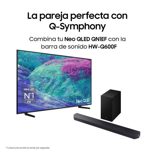 Samsung TV 55" Neo QLED QN1EF 4K Vision AI TV 2025 con Procesador NQ4 AI Gen2 Samsung TV 55" Neo QLED QN1EF 4K Vision AI TV 2025 con Procesador NQ4 AI Gen2