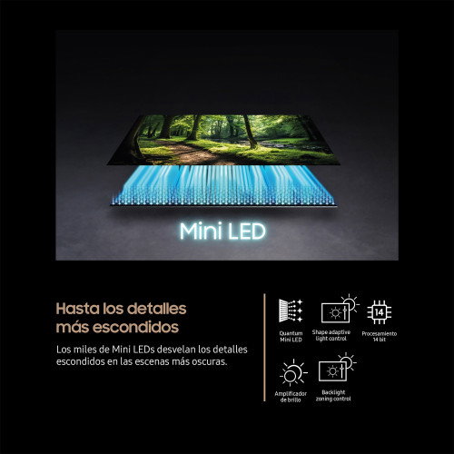 Samsung TV 55" Neo QLED QN1EF 4K Vision AI TV 2025 con Procesador NQ4 AI Gen2 Samsung TV 55" Neo QLED QN1EF 4K Vision AI TV 2025 con Procesador NQ4 AI Gen2