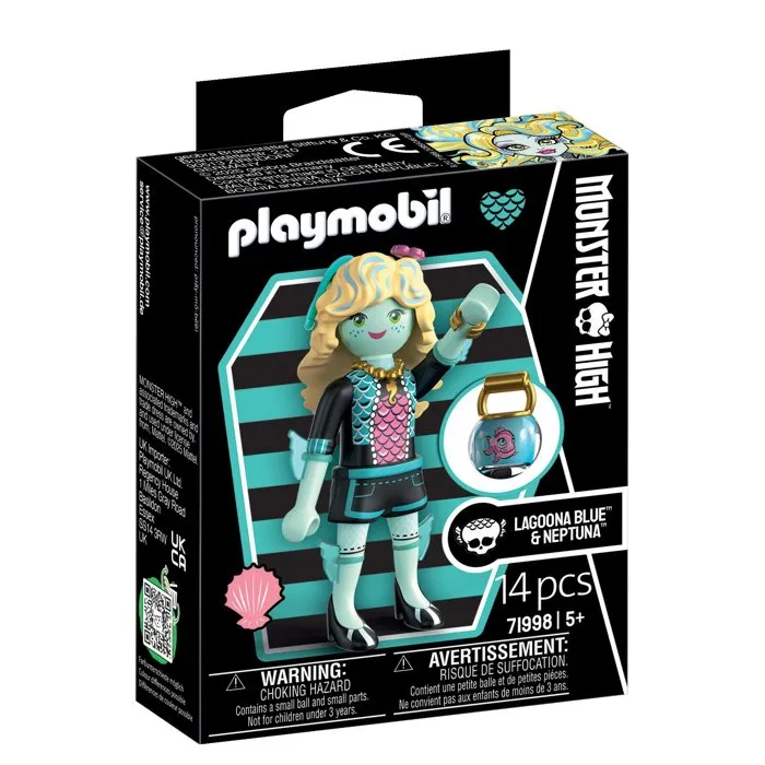PLAYMOBIL Monster High Lagoona Blue con Neptuna