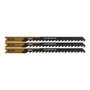 Wolfcraft Hojas de sierra de calar HCS vástago en U corte curvo fino 50 mm