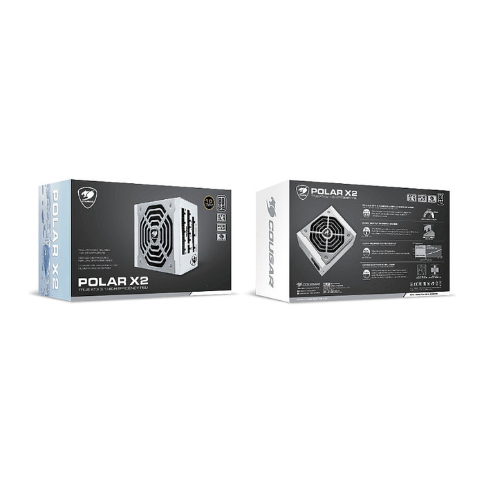 Cougar Fuente de Alimentación POLAR X2 1050W ATX3.1 80 Plus Platinum Modular