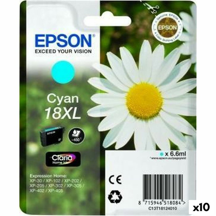 Epson Cartucho de tinta T181240 XL Cian