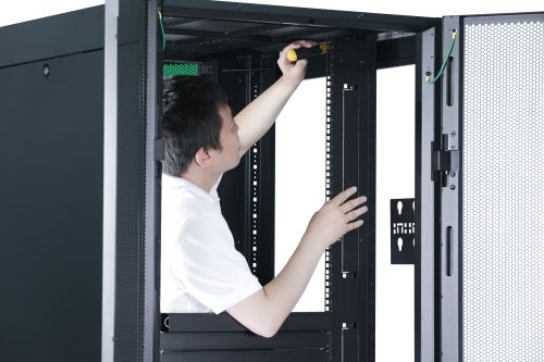APC Easy Rack 42U 600x800mm Negro