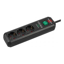 Brennenstuhl 1158810315 Protector Sobretensión ECO-Line 3 Tomas 1.5m 13.5kA Antracita