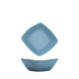 Summa Bol Cuadrado Gres Azul 13,5x13,5x4 cm 26 cl | Vajilla (Set de 12)