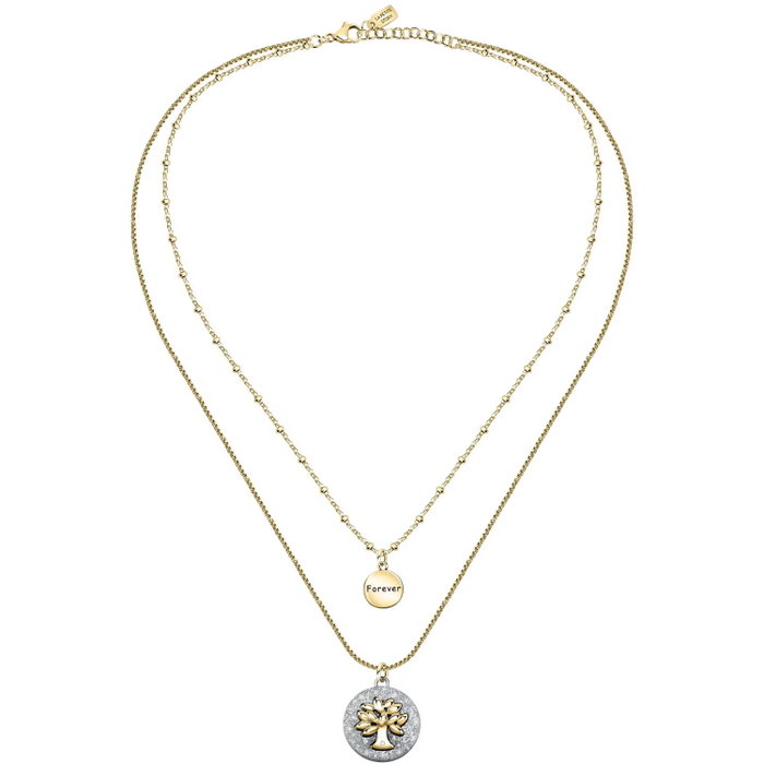 La Petite Story Collar Doble con Flor y Árbol de la Vida Dorado La Petite Story Collar Doble con Flor y Árbol de la Vida Dorado