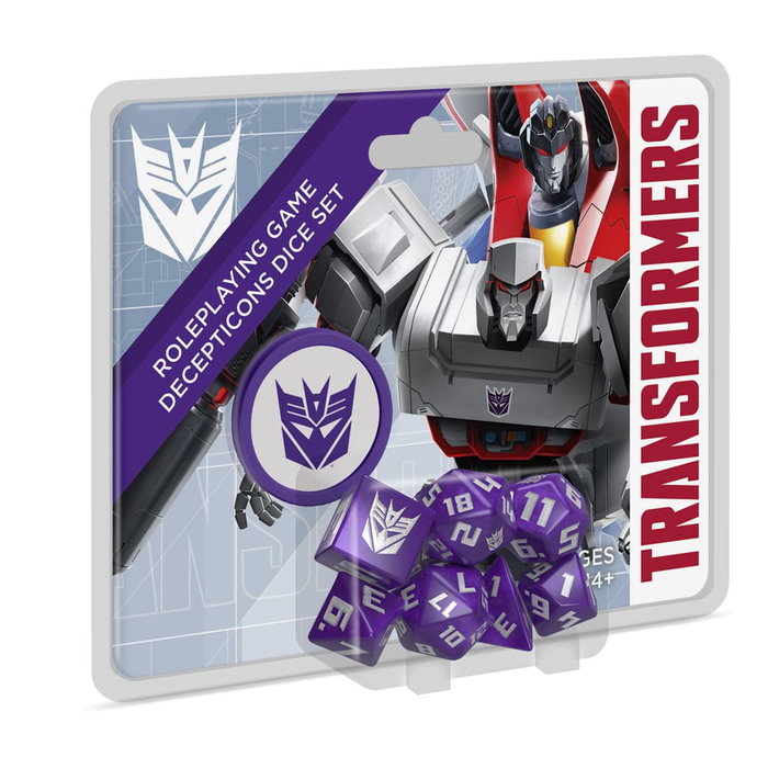 Transformers juego de dados Decepticon Transformers juego de dados Decepticon