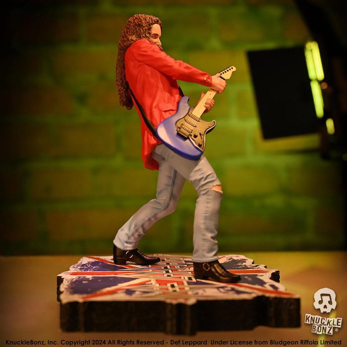 Def Leppard Estatua Rock Iconz Vivian Campbell 24 cm