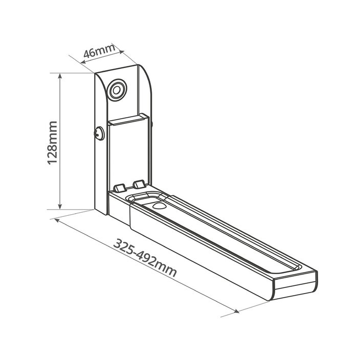 Holmios Soporte pared para microondas