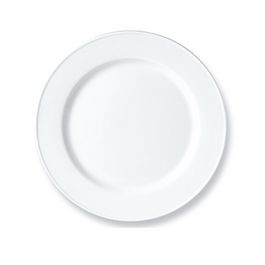 STEELITE Plato Llano Empire BL 27 cm (Ala Ancha) - Colección Simplicity (Set de 24)