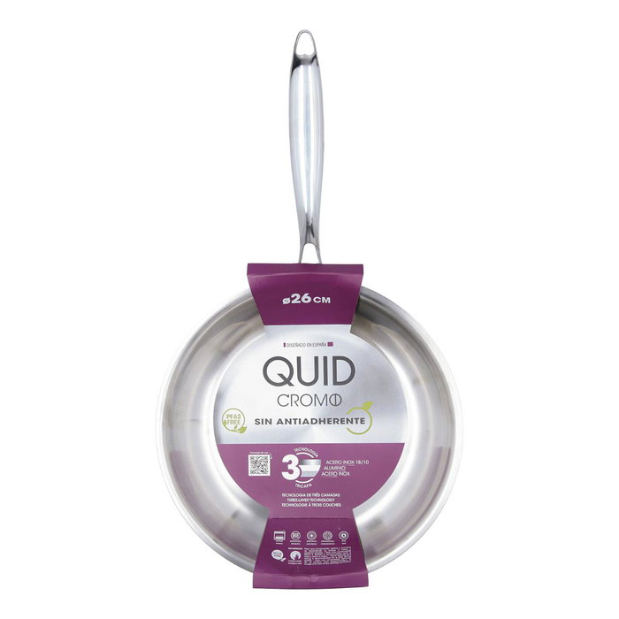 Quid Sartén de Acero Inoxidable CROMO 26 cm Quid Sartén de Acero Inoxidable CROMO 26 cm