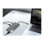 LogiLink Docking Station USB-C de 8 puertos con USB 3.2 Gen1 y PD, plata