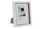 Marco Foto 15X20 Scandi DKD Home Decor Blanco Natural 3 x 23 x 18 cm (6 Unidades)