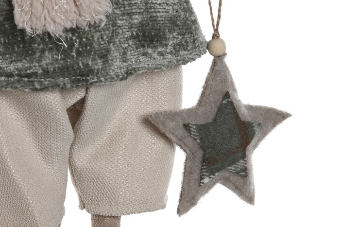DKD Home Decor Figura Navidad Alpina Beige Verde Poliester 16 x 60 x 29 cm (2 Unidades) DKD Home Decor Figura Navidad Alpina Beige Verde Poliester 16 x 60 x 29 cm (2 Unidades)