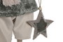 DKD Home Decor Figura Navidad Alpina Beige Verde Poliester 16 x 60 x 29 cm (2 Unidades)