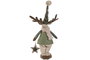 DKD Home Decor Figura Navidad Alpina Beige Verde Poliester 16 x 60 x 29 cm (2 Unidades)