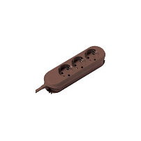 Bachmann SMART 3x CEE7/3 braun 3x Schutzkontakt