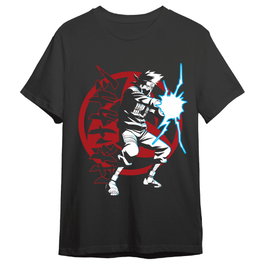 Pierrot Camiseta Kakashi Naruto Shippuden para Adulto - Talla M, 100% Algodón, 165 g/m²