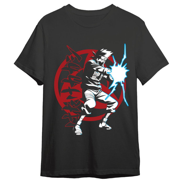 Pierrot Camiseta Kakashi Naruto Shippuden para Adulto - Talla M, 100% Algodón, 165 g/m² Pierrot Camiseta Kakashi Naruto Shippuden para Adulto - Talla M, 100% Algodón, 165 g/m²