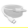 Digitus Cable USB-C a Lightning de Silicona 0.5m MFI Blanco