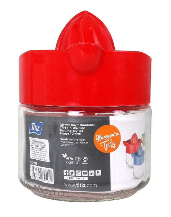 Titiz Exprimidor Limon Vidrio 300 cc (36 Unidades)