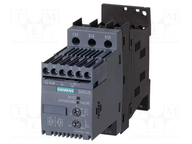 SIEMENS 3RW3016-1BB04 Softstarter S00 4kW 9A SIEMENS 3RW3016-1BB04 Softstarter S00 4kW 9A