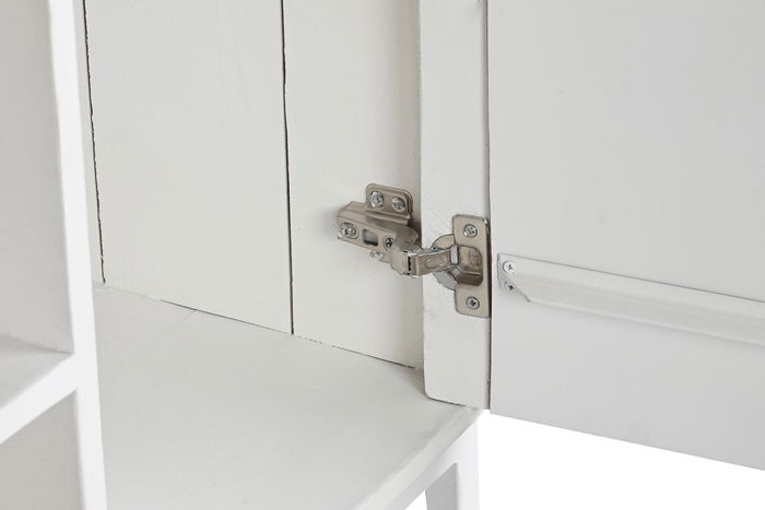 DKD Home Decor Mueble TV Moderno Blanco Dorado 120 x 40 x 60 cm