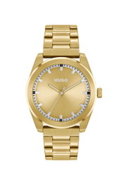 Hugo Reloj Analógico Dorado 1530354