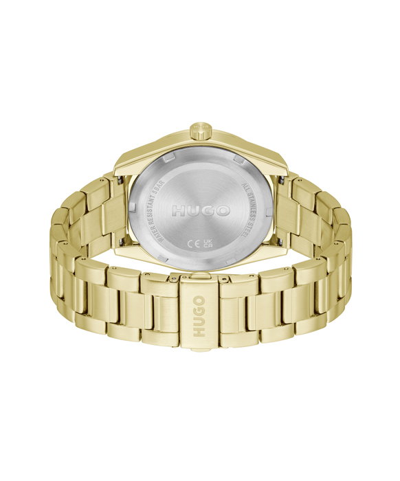 Hugo Reloj Analógico Dorado 1530354