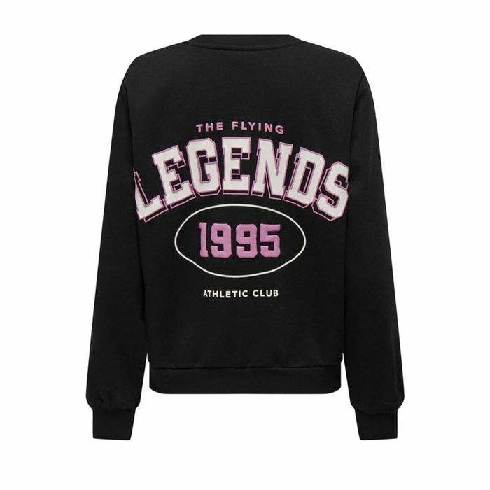 Sudadera sin Capucha Mujer Only Onlkimmie Negro